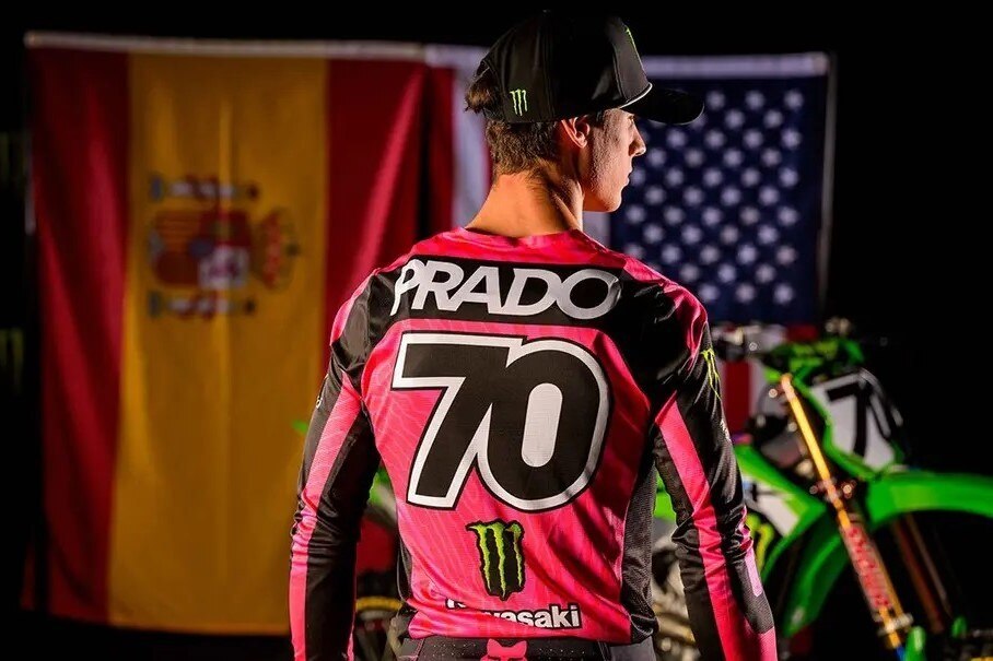 Ecco Jorge Prado sulla Kawasaki!